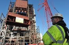 Kesselhaus des Trianel Kohlekraftwerks Lünen