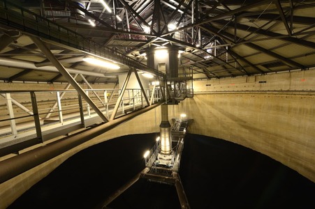 Innenansicht des Kohlesilos