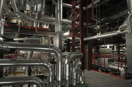 Erdgeschoss des Maschinenhauses