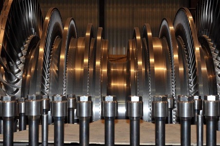 Innenansicht Turbine - Turbinenläufer