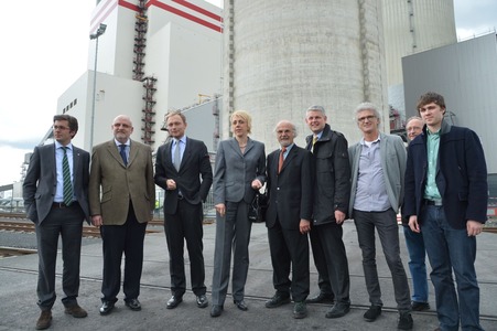 2012 - FDP-Vorsitzender Christian Lindner zu Gast beim Trianel Kohlekraftwerk Lünen.