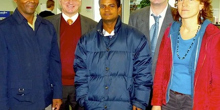 Yoe J. Arregoces Ustate, Dr. Jürgen Bewerunge, Wilman P. Arregoces, Elmar Thyen und Ulricke Bicke