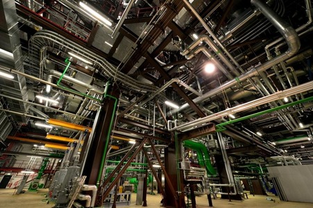 Erdgeschoss des Maschinenhauses