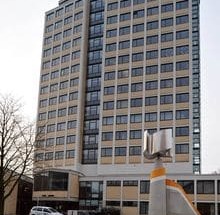 Das Rathaus der Stadt Lünen wird ab 2013 mit Fernwärme des Trianel Kohlekraftwerks versorgt.